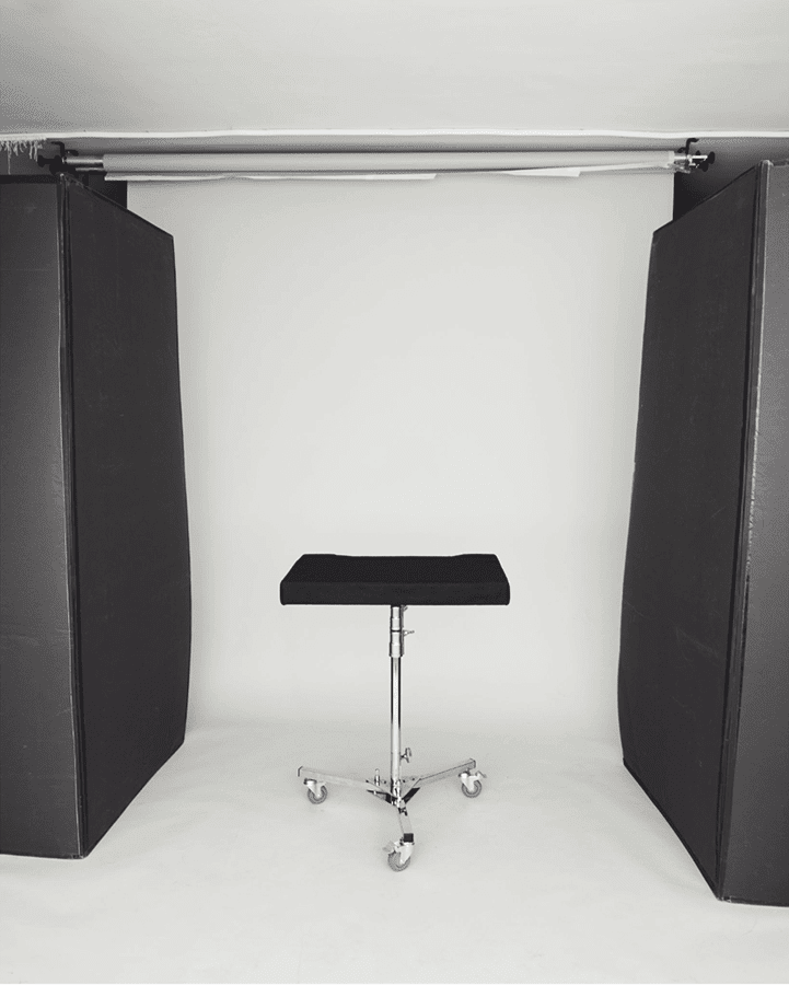 Los diferentes fondos del estudio 6 Fondo blanco