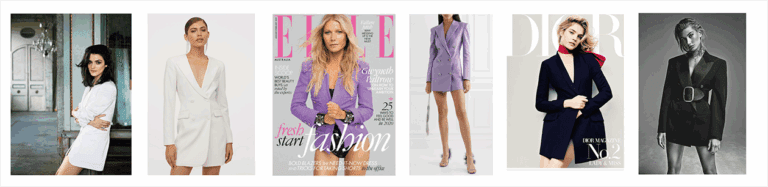 ¿Qué me pongo en una sesión de fotos glamour? - parte II 9 Vestuario sesión glamour blazer chic sexy