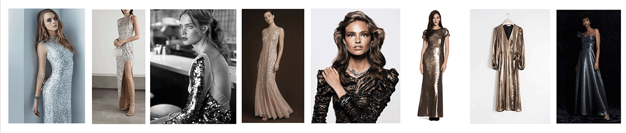 ¿Qué me pongo en una sesión de fotos glamour? - parte II 7 Vestuario sesión glamour lentejuelas metalizado