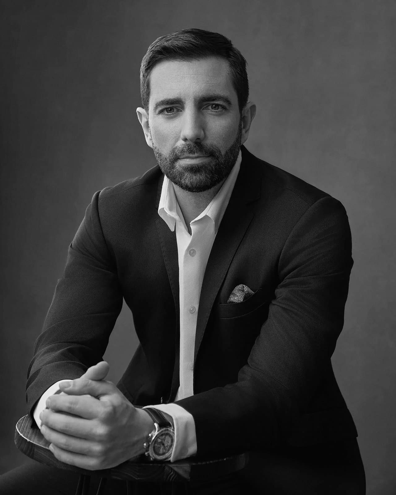 David Retrato Hombre Directivo por Cristina Robles